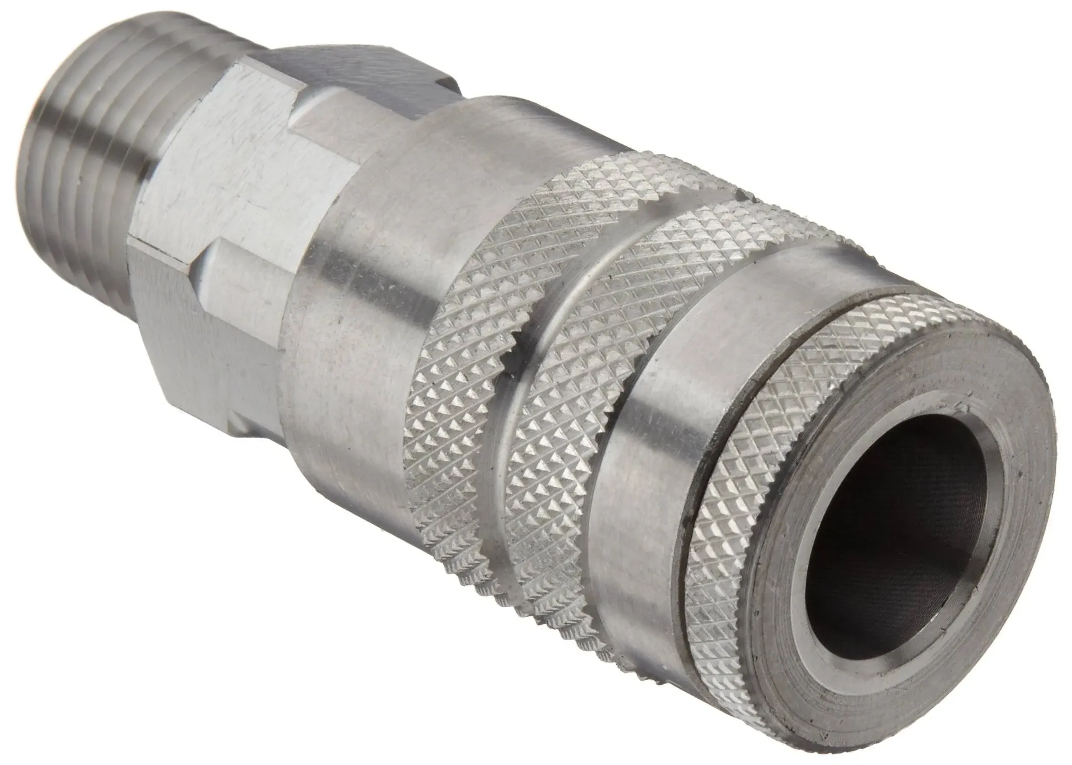 Dixon Valve & Coupling DC9S Stainless Steel 303 Air Chief Industrial Interchange Quick-Connect Hose Fitting, 1/2" Coupling x 1/2" NPT Male