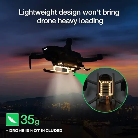 Folding Landing Gear with LED Light Compatible for DJI Mavic Mini 2 / Mavic Mini ...