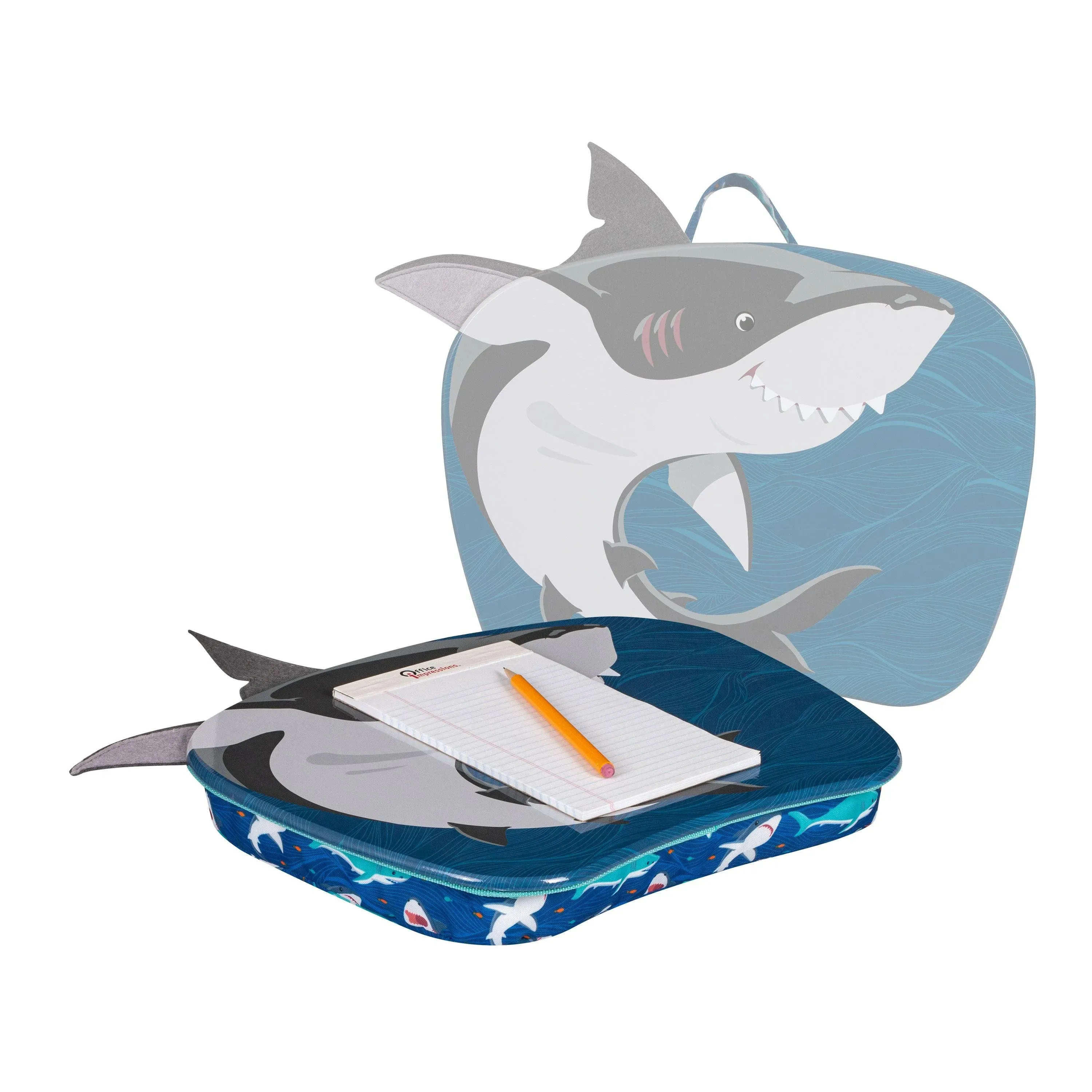 LapGear Lap Pets Shark 14.5&#034; x 11.3&#034; Lap Desk Multicolor (46753)