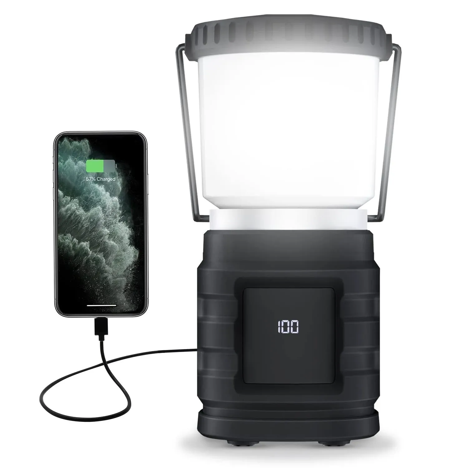 LED Camping Lantern Waterproof Camping Light 4000mAh Power Bank Lanterns