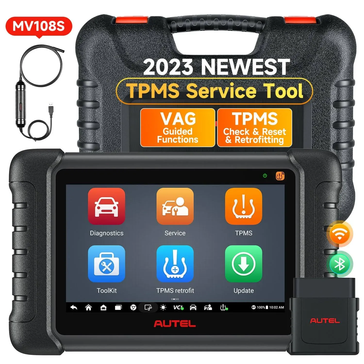 Autel MaxiCOM MK808BT Pro Scanner: 2024 Full Bidirectional Tool Level-Up of MK808S MX808S MK808Z MK808