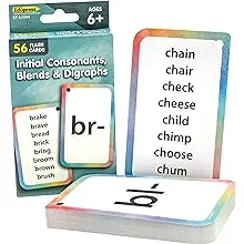 Teacher Created Resources Initial Consonants, Blends & Digraphs Flash Cards (EP62044) 3-1/8" x 5-1/8"Teacher Created Resources Initial Consonants, Blends &…