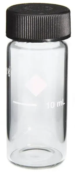 Hach 2427606 Colorimeter 1" Round Glass, 10 ml Sample Cells, 6/Pk