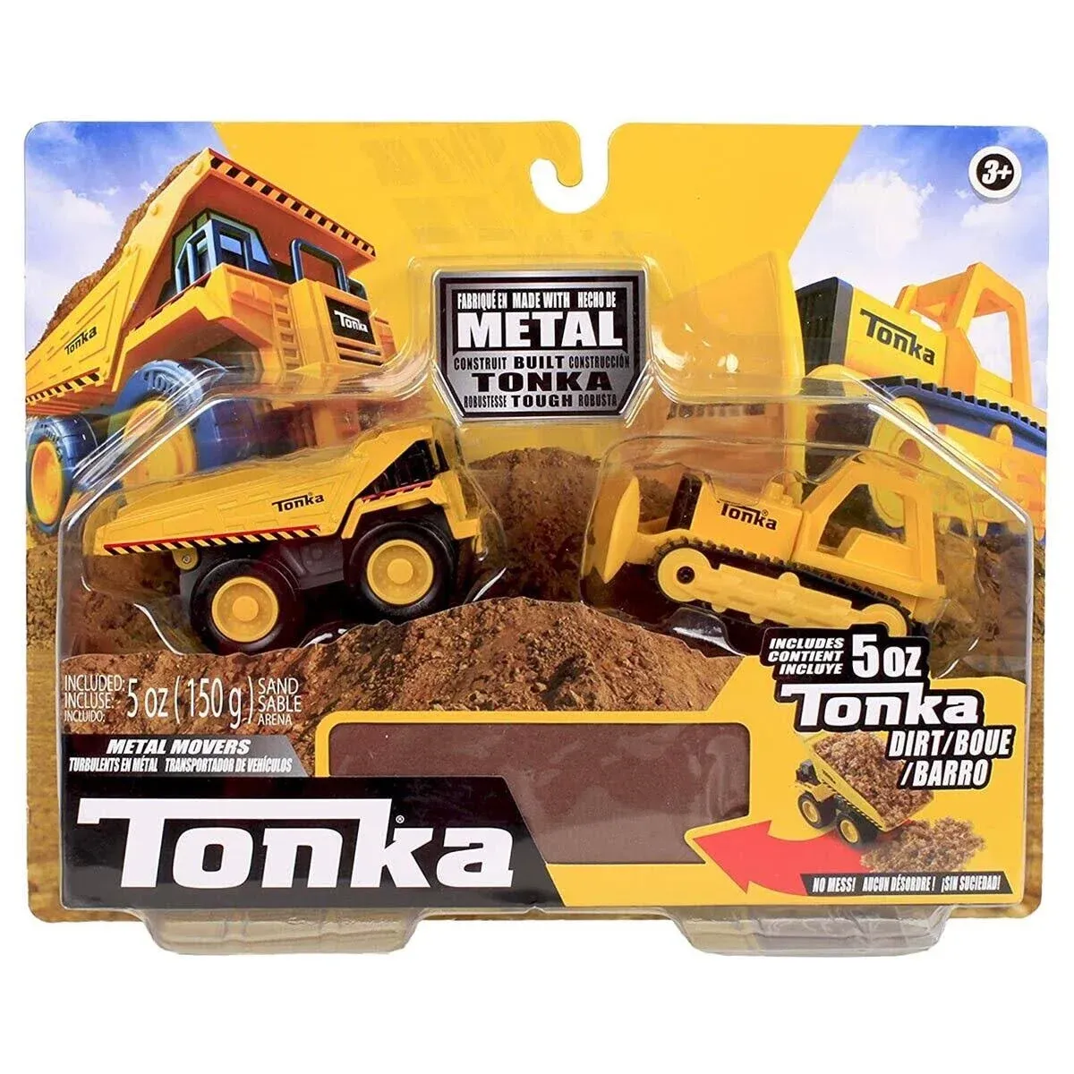 Tonka Metal Movers - Bulldozer & Front Loader