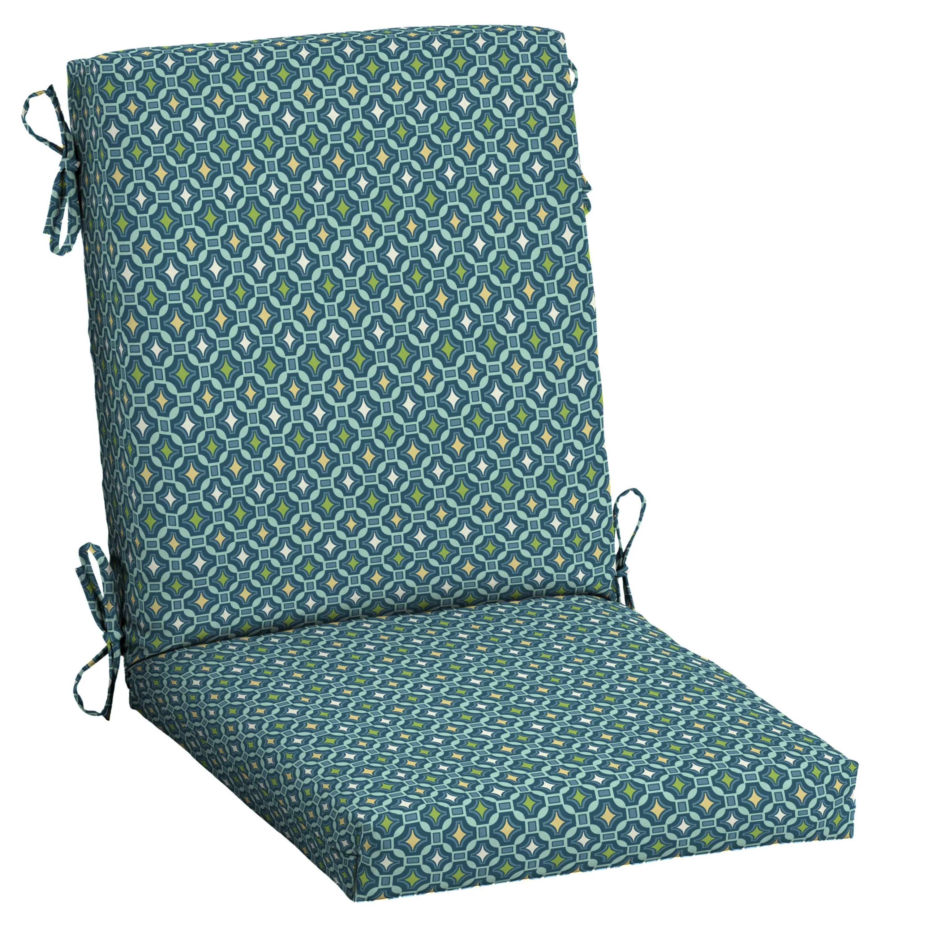 Arden Selections Outdoor Dining Chair Cushion 20 x 20, Alana Tile