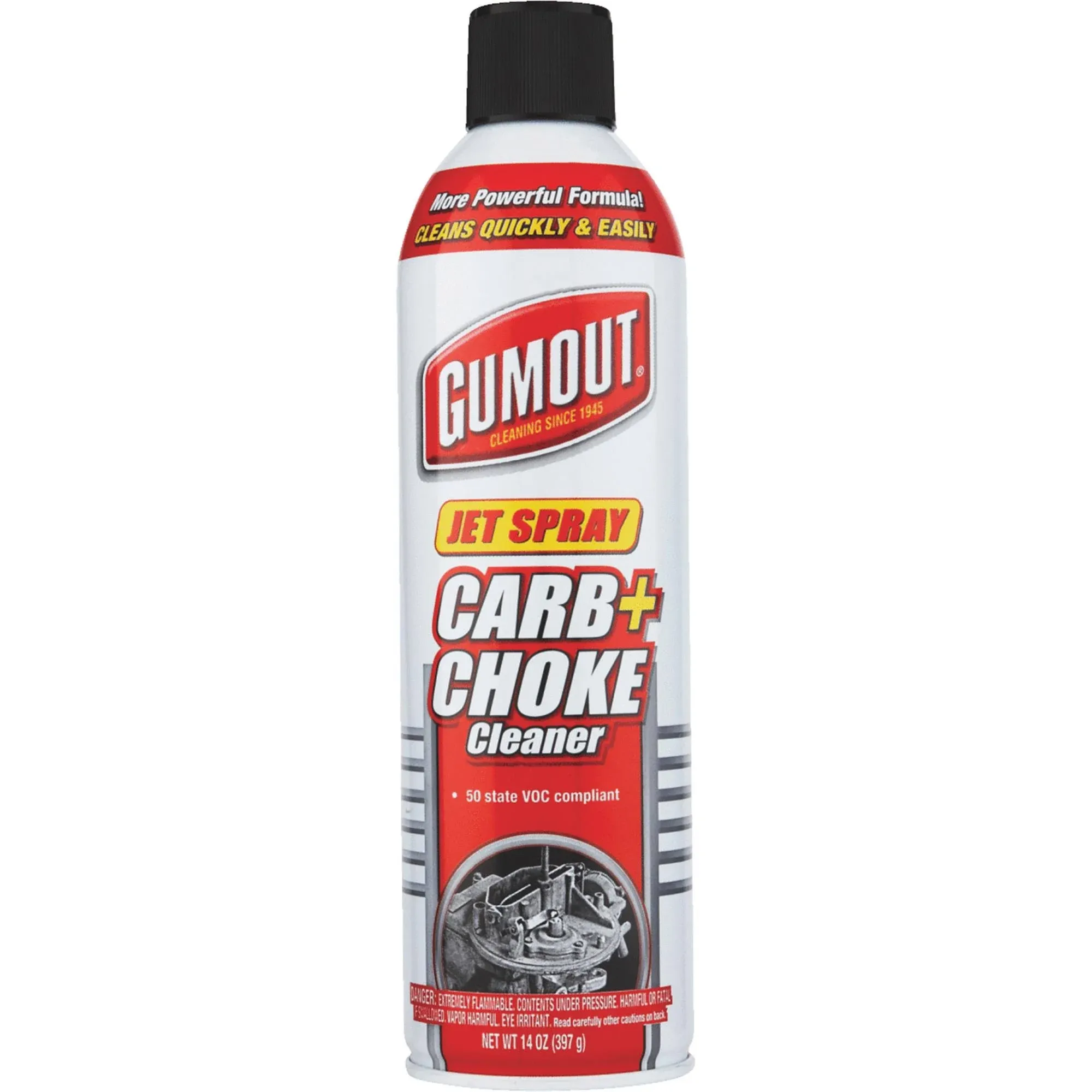 Gumout 800002231-6PK Carb and Choke Cleaner, 14 oz. (Pack of 6)