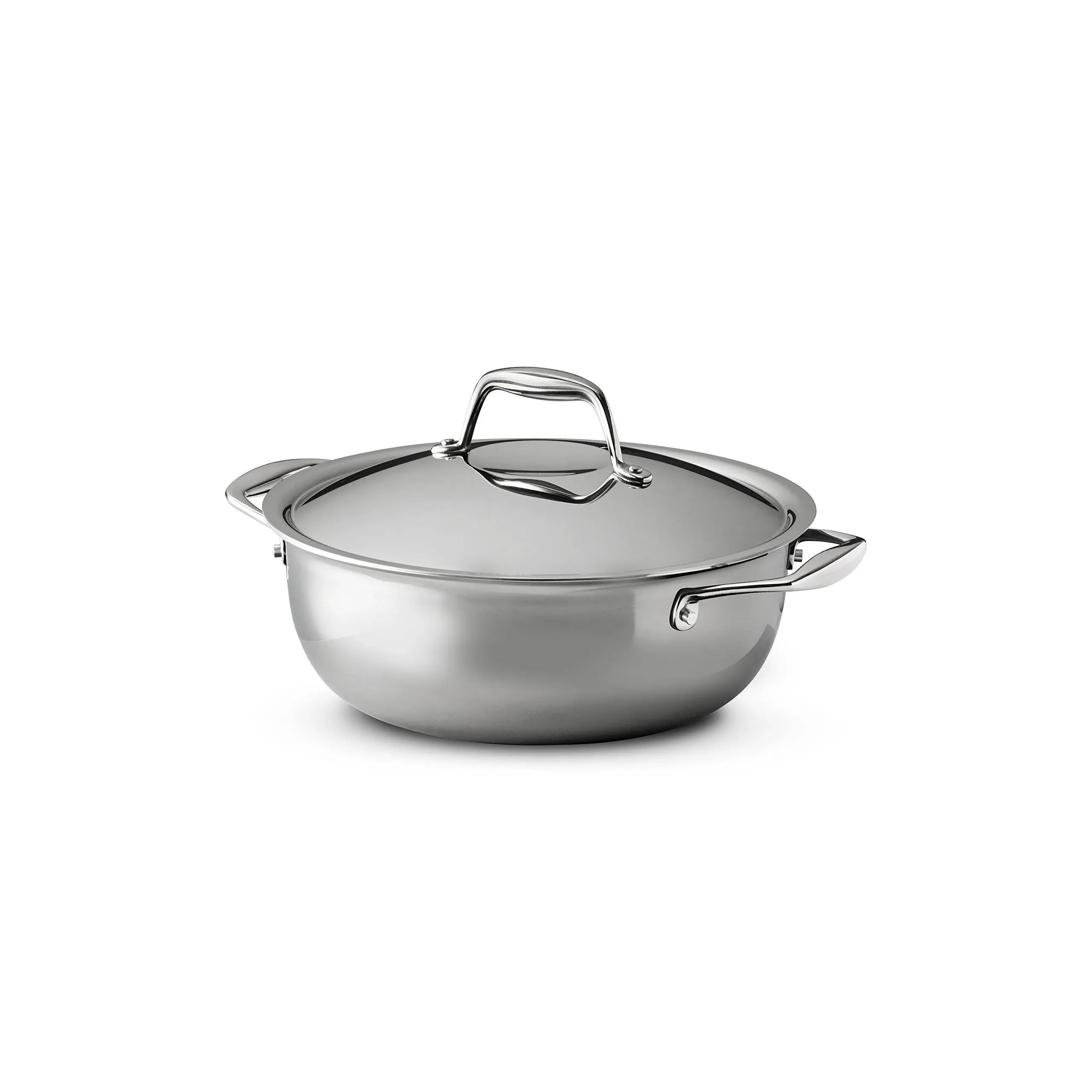 Tramontina Gourmet 4 qt. Tri-Ply Clad Covered Universal Pan