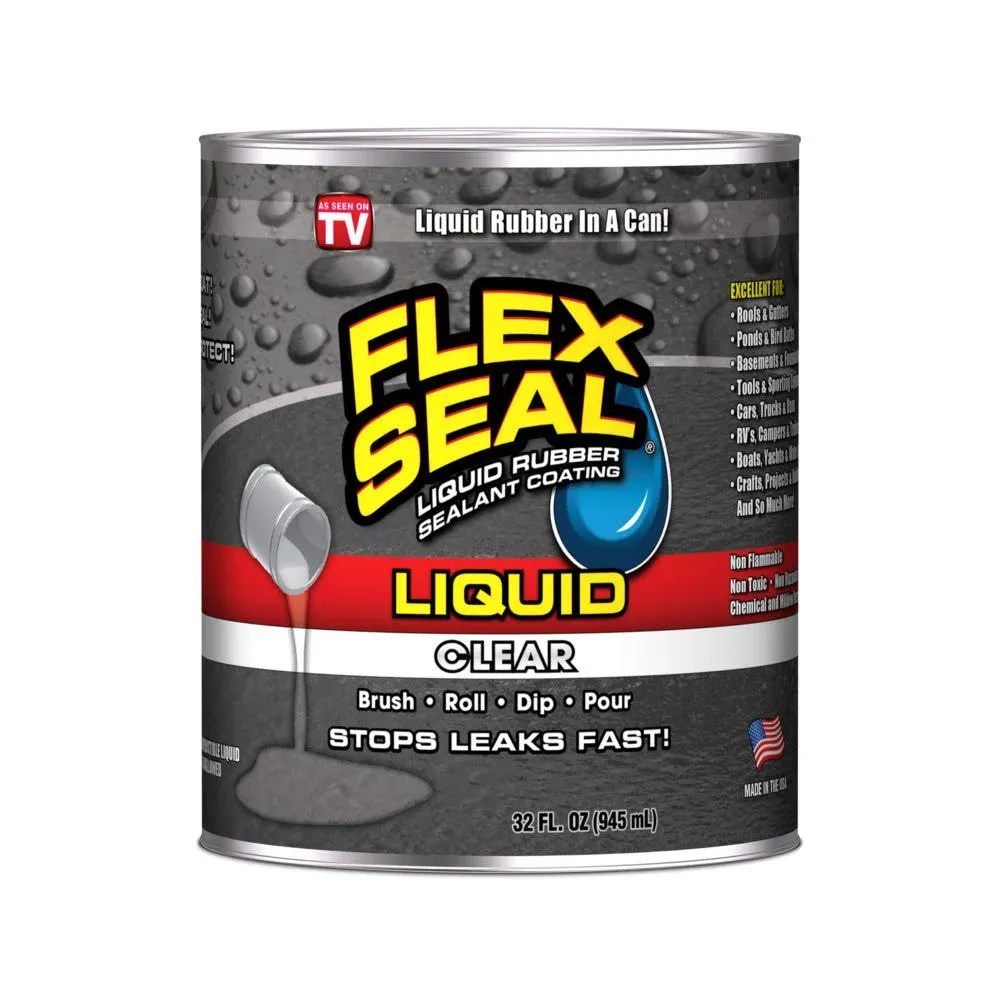 Flex Seal Liquid Rubber Clear 32 Ounce