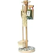 Manhattan Toy Decorative 5-Piece Wooden Pretend Housekeeping Cleaning Set for Kids 3 + Year Old and Up