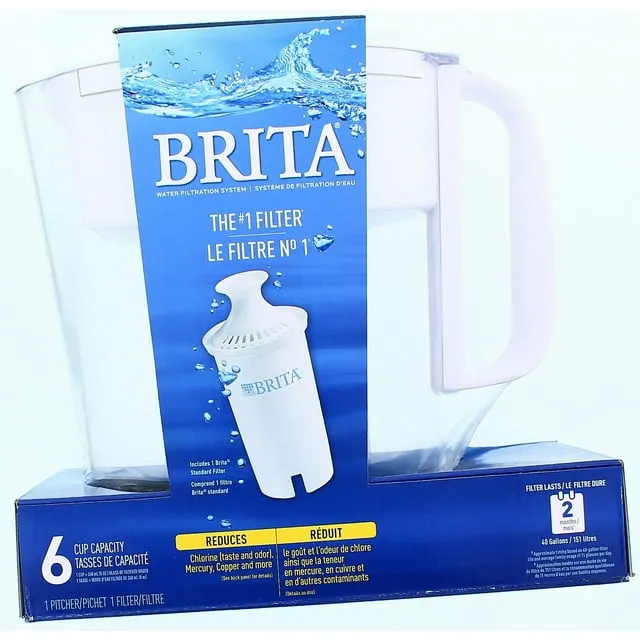 Brita Water Pitcher with 1 Filter