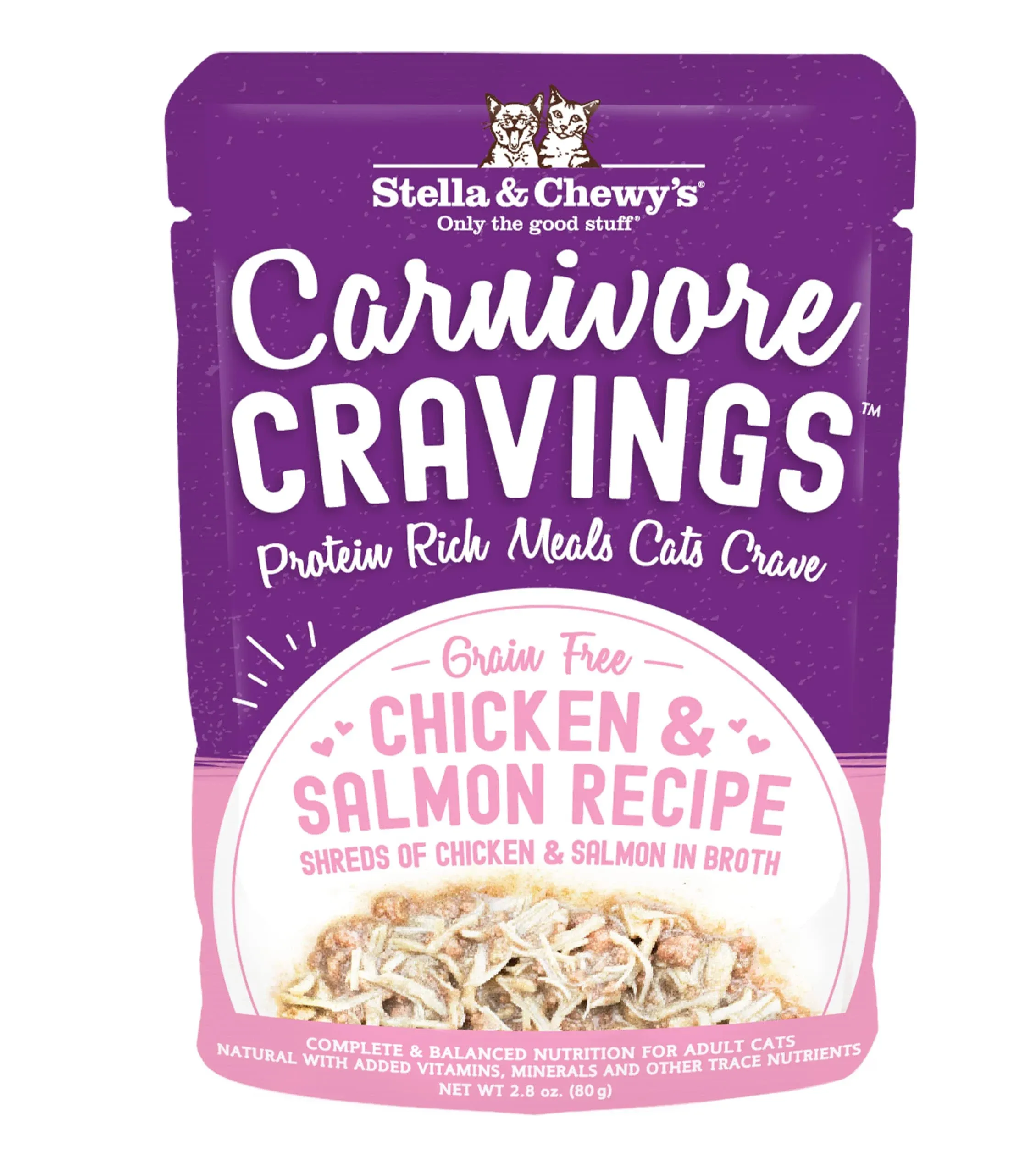 Stella & Chewy's Carnivore Cravings Wet Cat Food Case of 24, Salmon