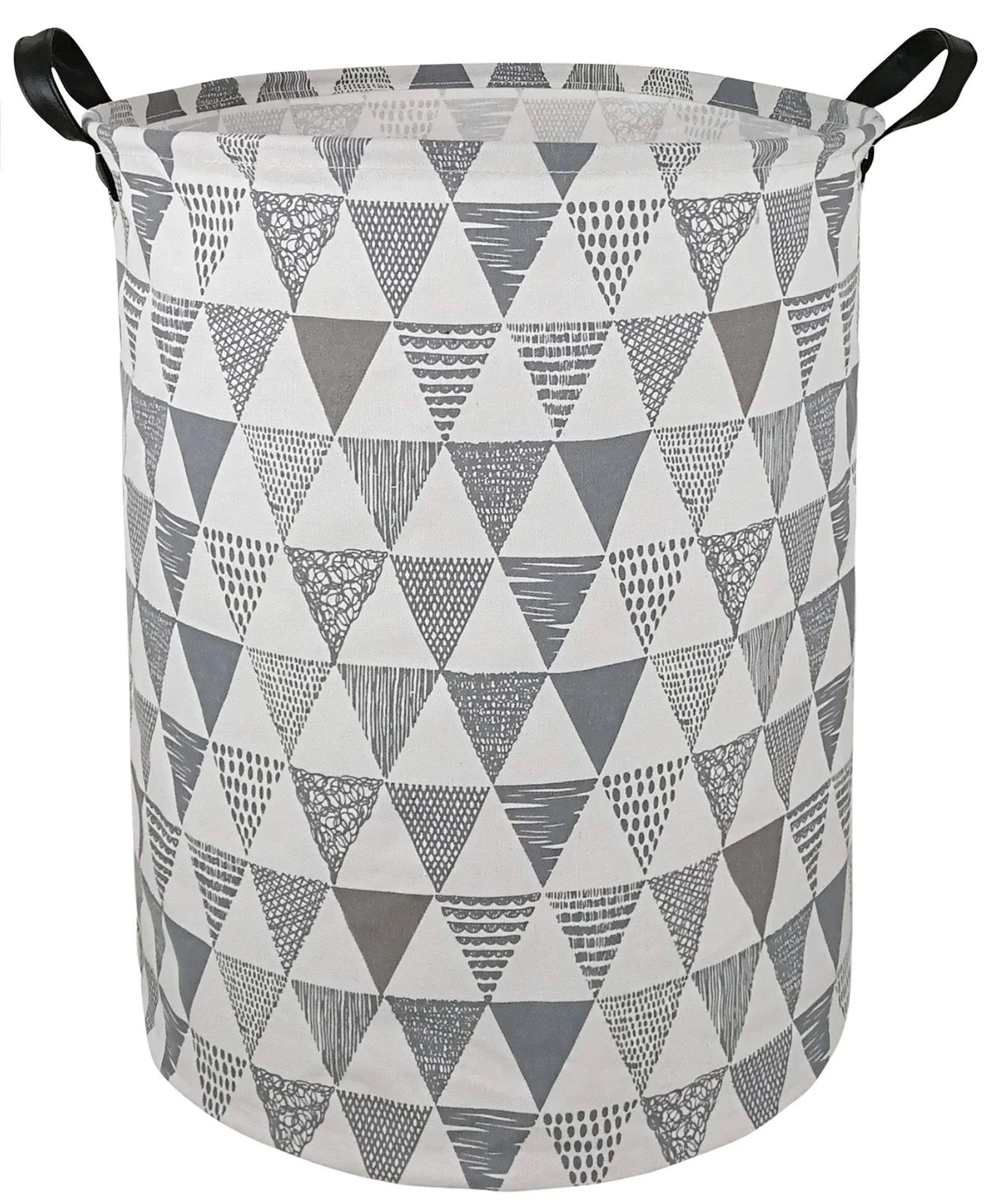 KUNRO Storage Basket Waterproof Coating Organizer Bin Laundry Hamper for Nursery ...