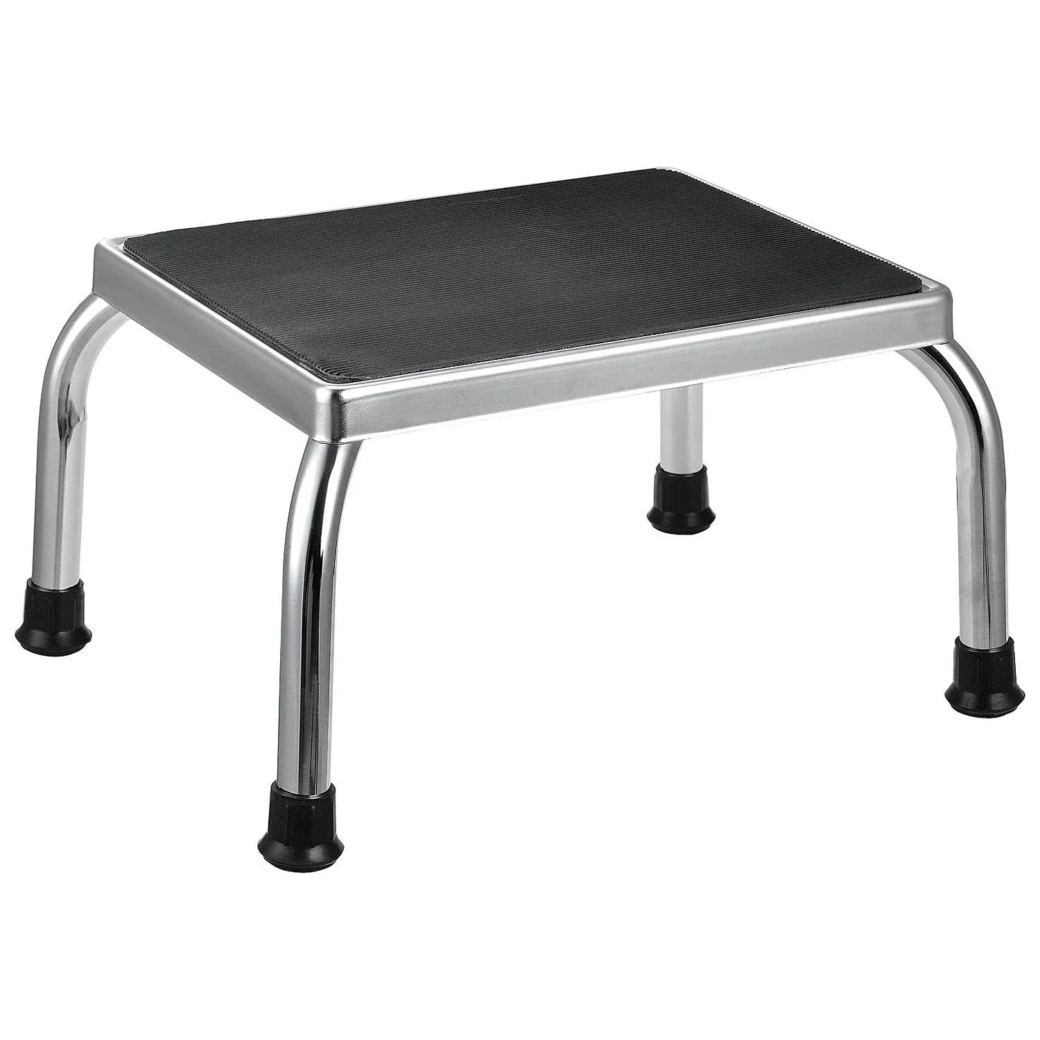 Global Medical Step Stool, Non-Skid Rubber Footstool Platform