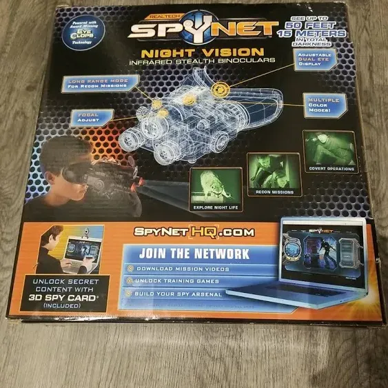 Bring It Up NIB Spy Net Infrared Stealth Binoculars Night Vision Goggles Jakks ...