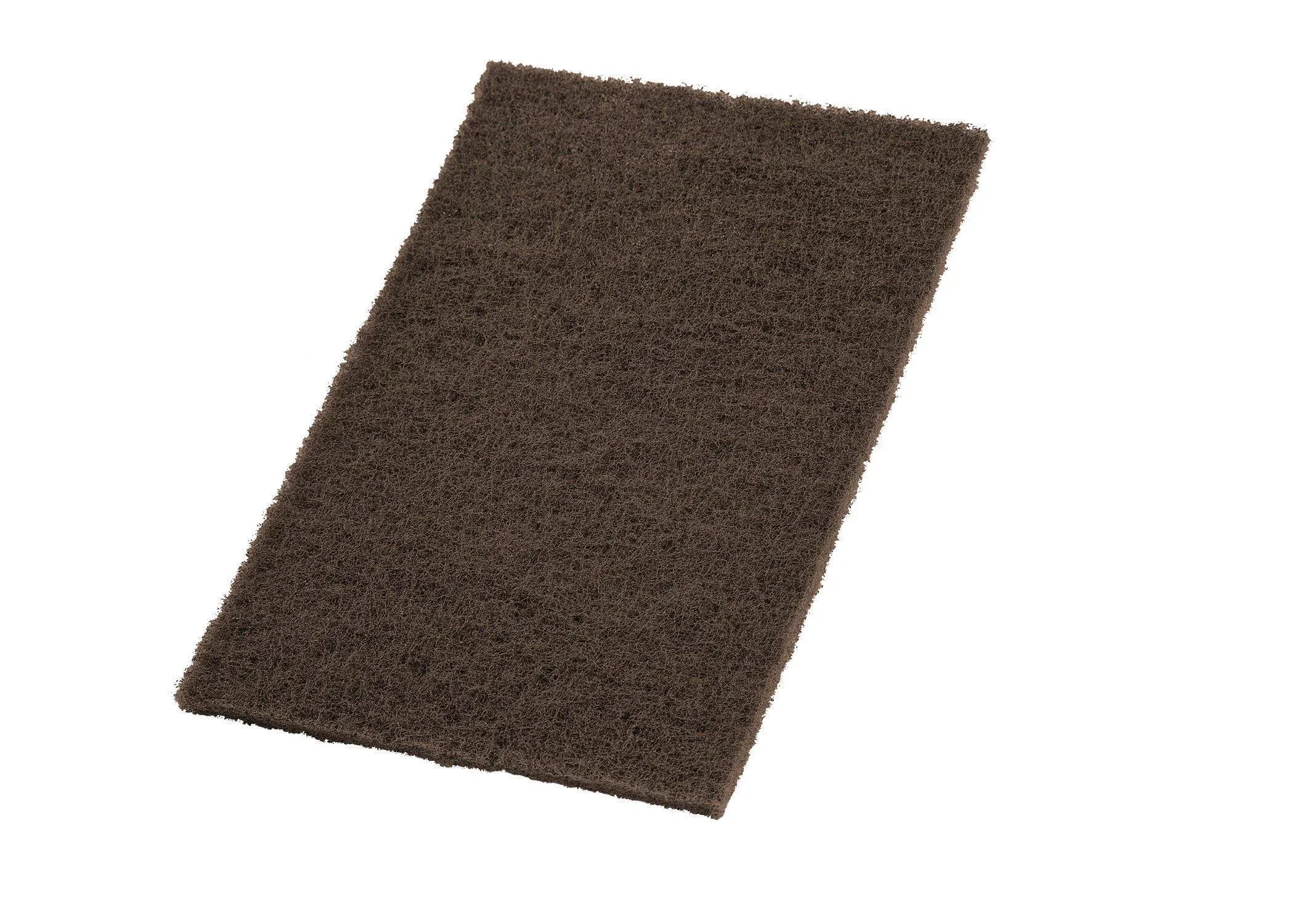 VSM 10-Pack: 6" x 9", Tan - Coarse, Non-Woven Hand Pad, Aluminum Oxide Grains, Rust and Oxidation Resistant, Multipurpose Abrasive Scrub Pad for Finishing and Cleaning