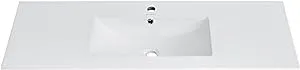 Swiss Madison 48" Ceramic Vanity Sink Top