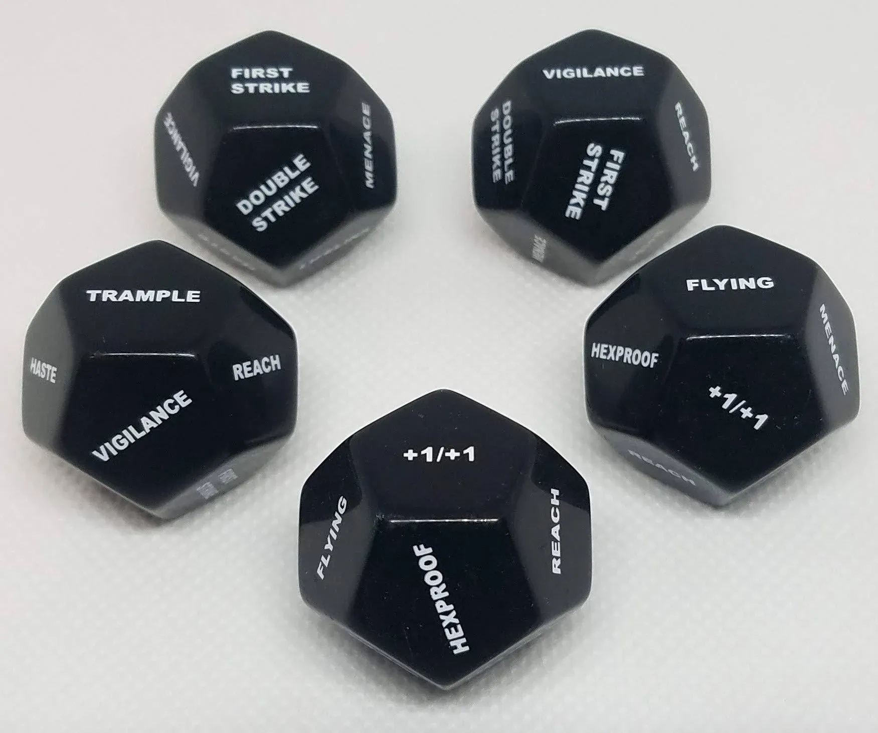 5X Deluxe 12 Sided Large Keyword & Shield Counters for Magic: The Gathering MTG CCG