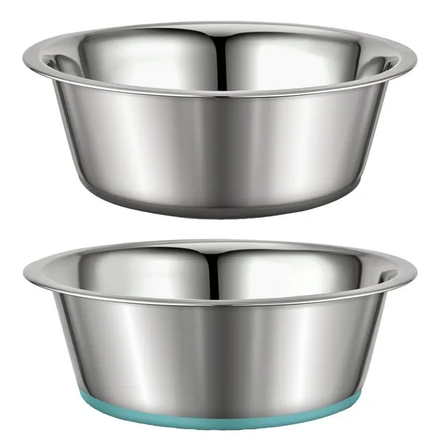 Peggy11 Deep Stainless Steel Anti-Slip Dog Bowls