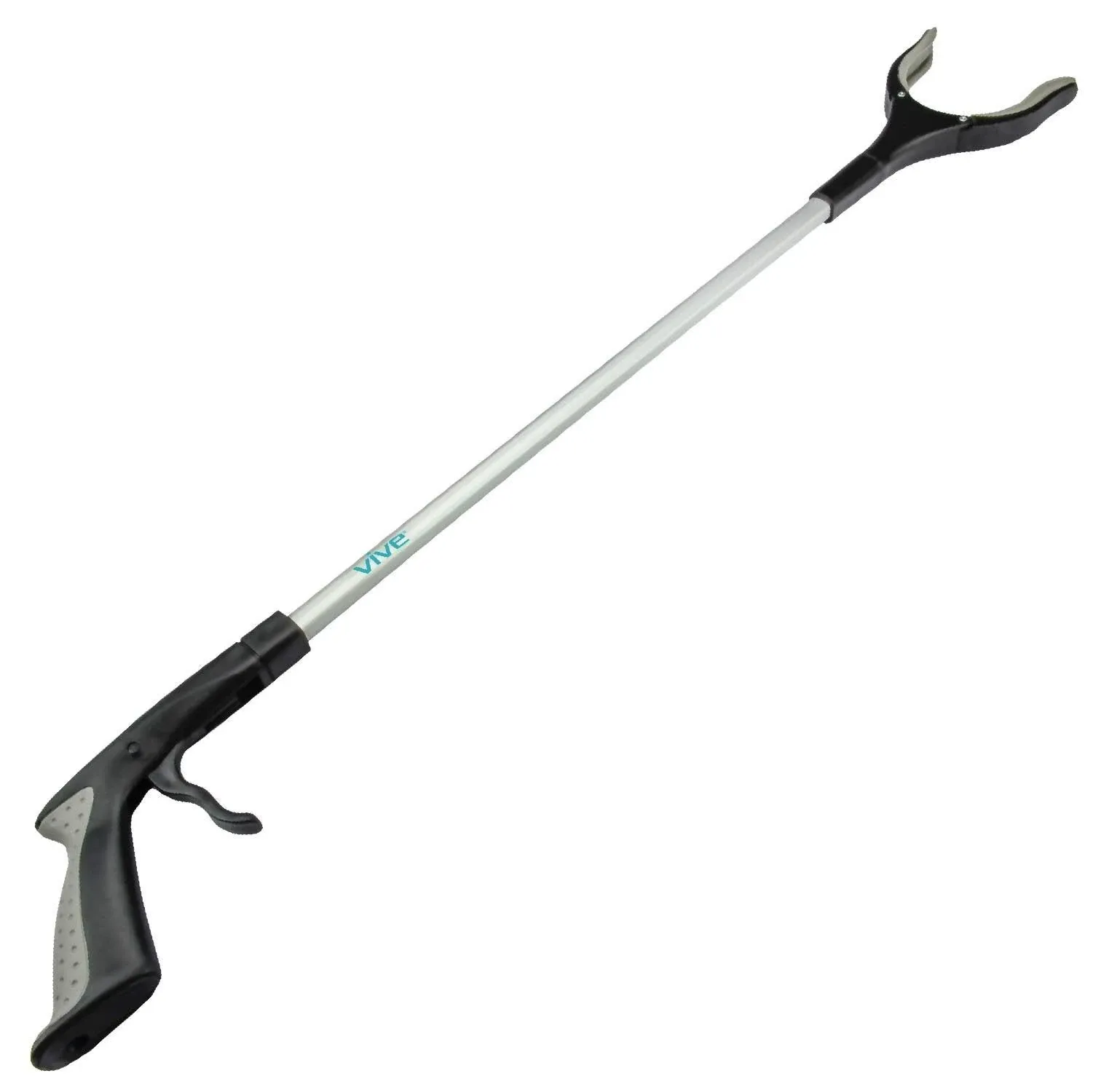 Vive Reacher Grabber - 32" Extra Long Mobility Aid - Rotating Hand Heavy Duty Grip Arm - Reaching Assist Tool for Trash Pickup Litter Picker