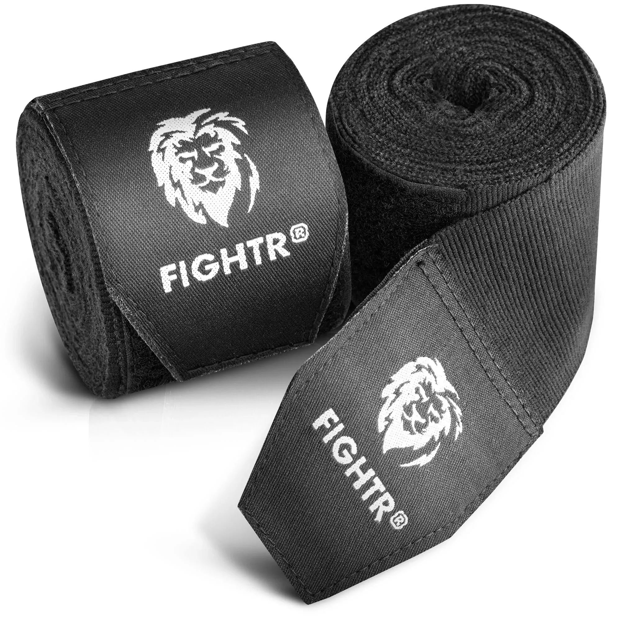 FIGHTR Premium Handwraps 160 Inches Semi Elastic Hand Wraps with Thumb Loop for Boxing, MMA, Muay Thai and Other Martial Arts 4M for Men & Women