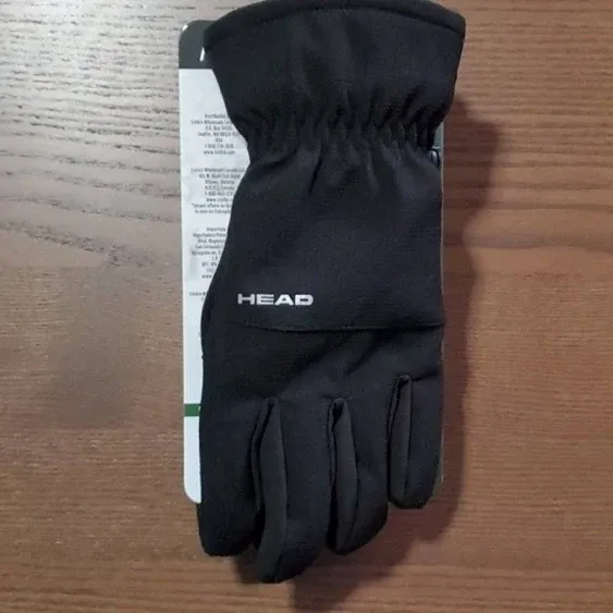 HEAD Men's Waterproof Hybrid Gloves Black Color Size SMALL NEW WITH TAGS - New ...