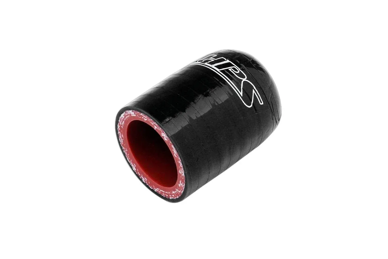 HPS Performance 3-ply Reinforced High Temp. Silicone Bypass Cap 1-1/8" ID Black RSCC-112-BLK