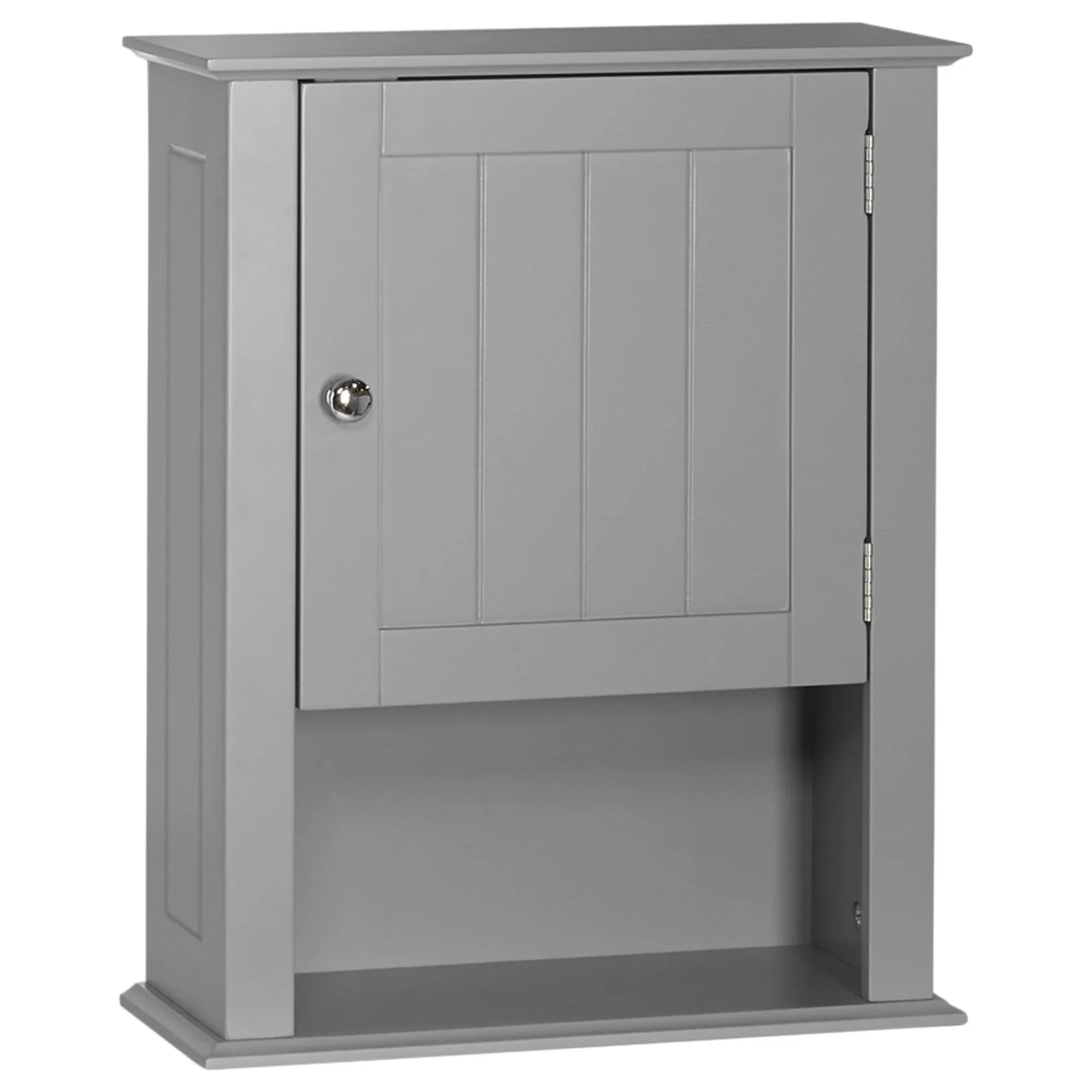 RiverRidge Ashland Single Door Wall, Gray Cabinet,Grey