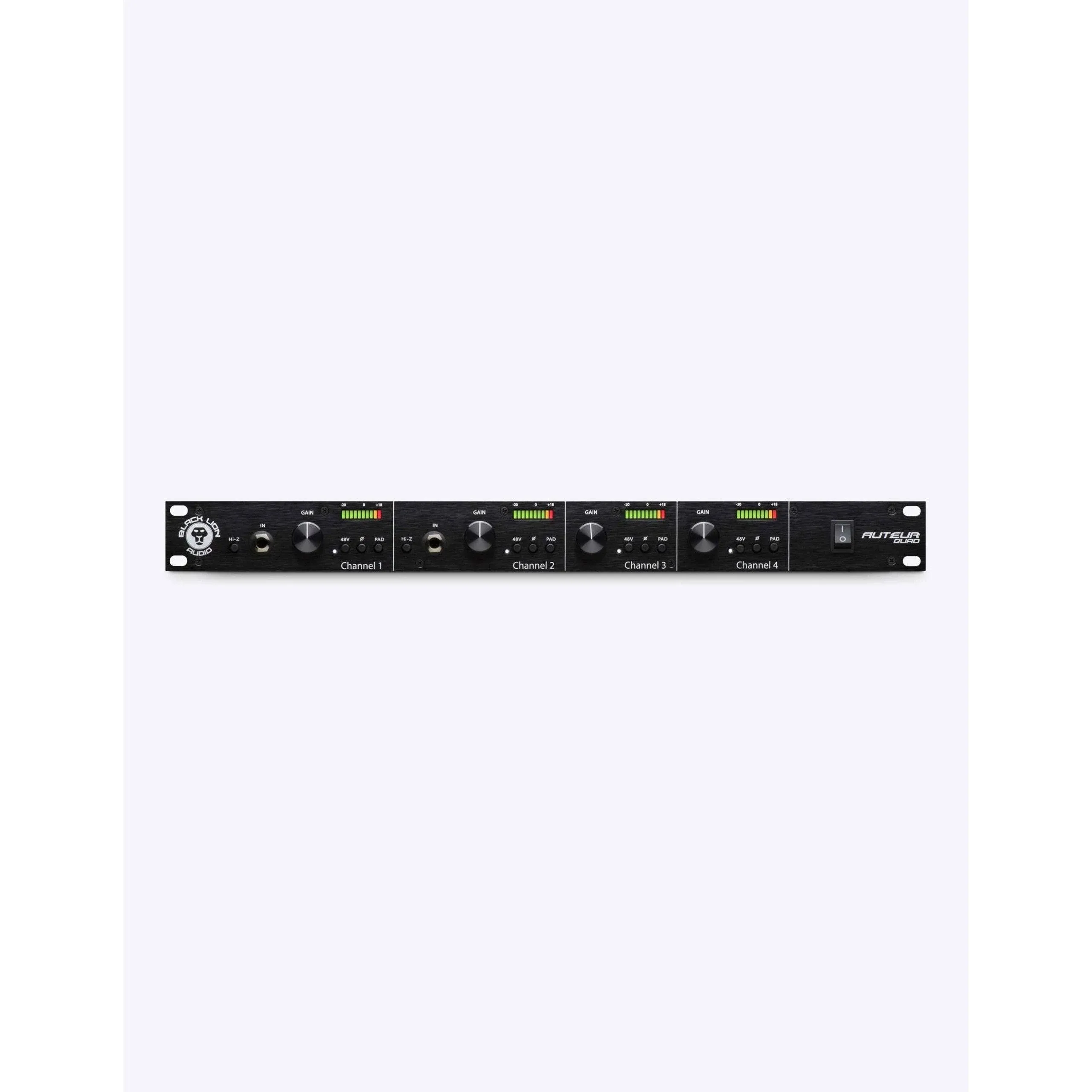 Black Lion Audio Auteur Quad 4 Channel Microphone Preamp