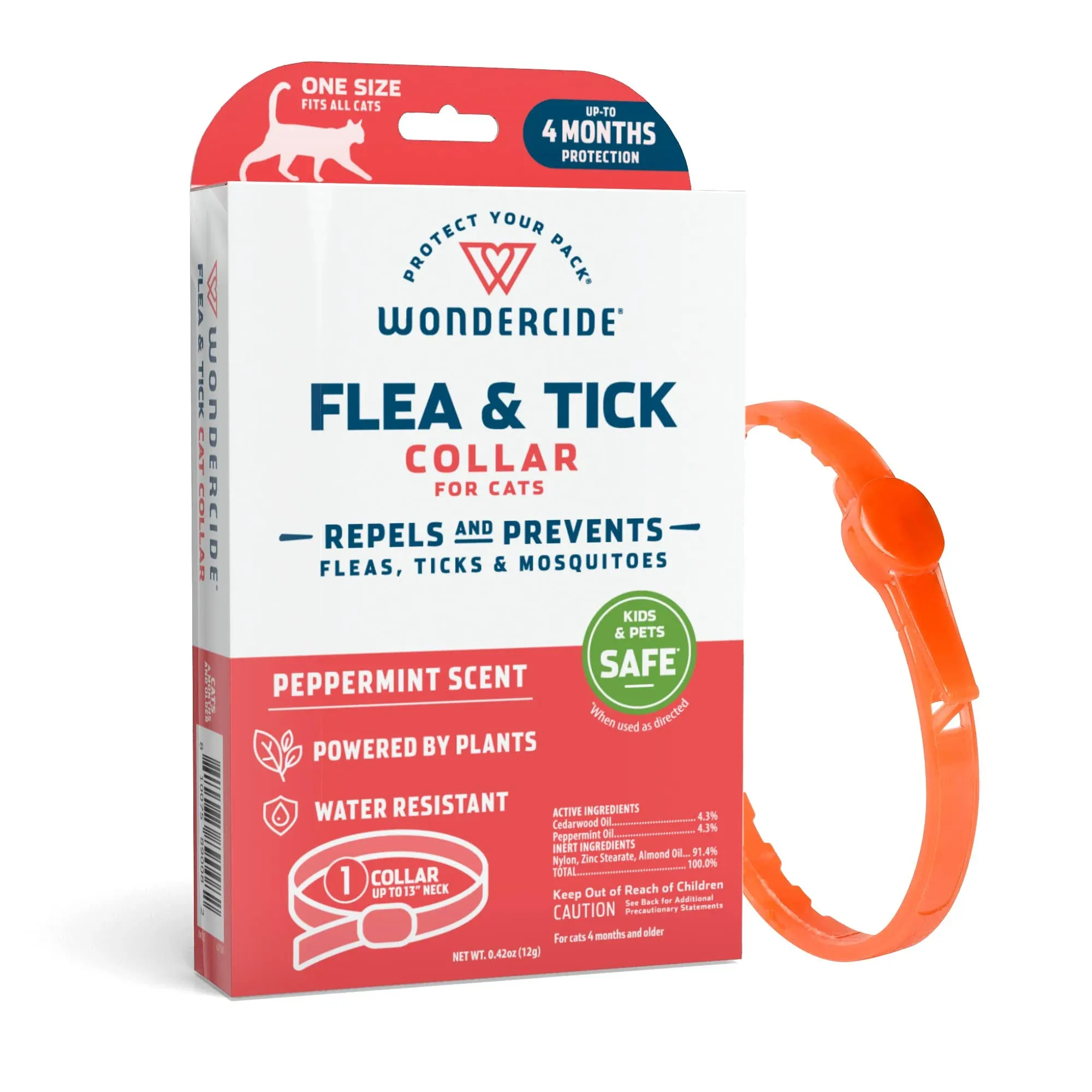 Wondercide Flea & Tick Collar for Dogs - Peppermint