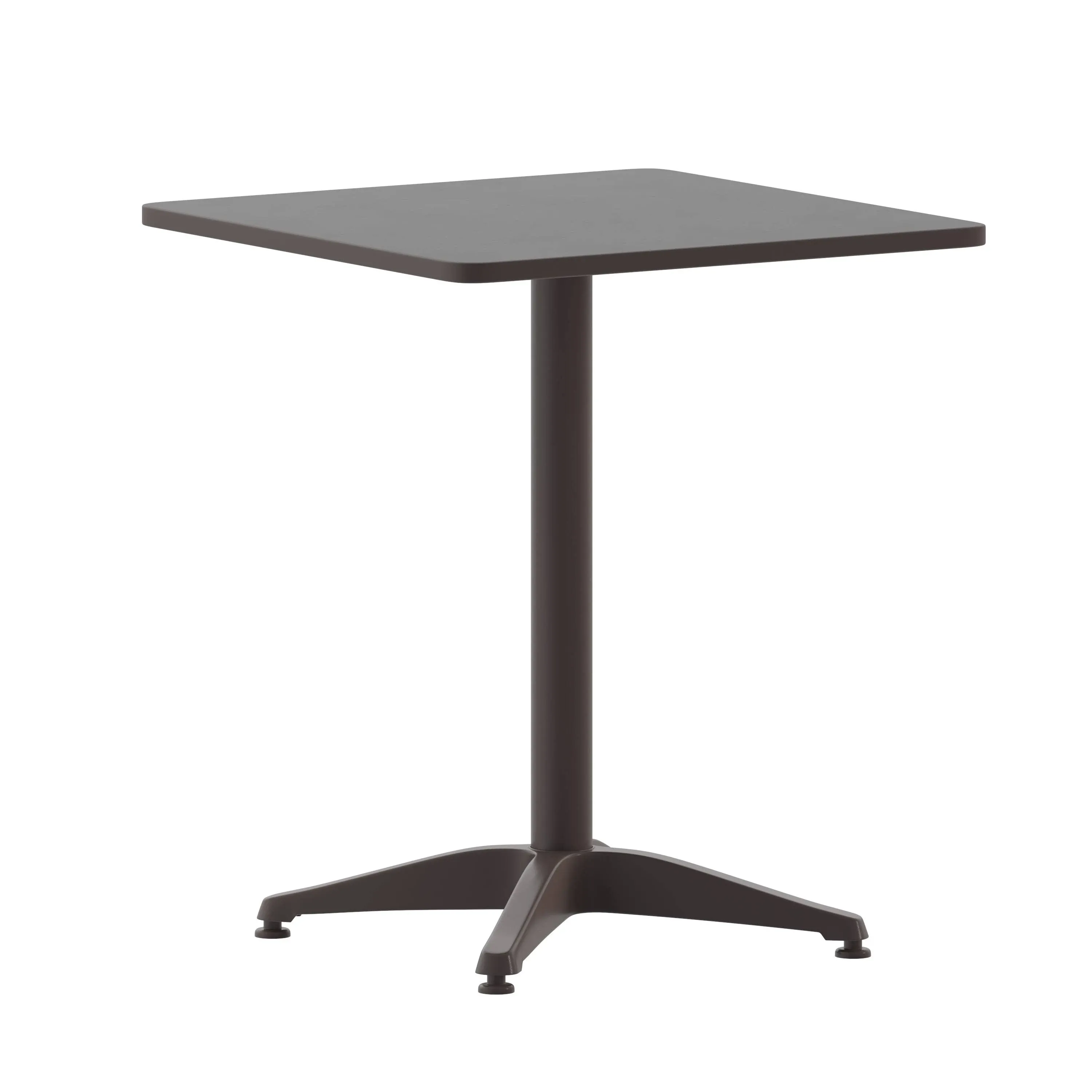 23.5SQ Bronze Metal Table-Flash FurnitureTLH-053-1-BZ-GG