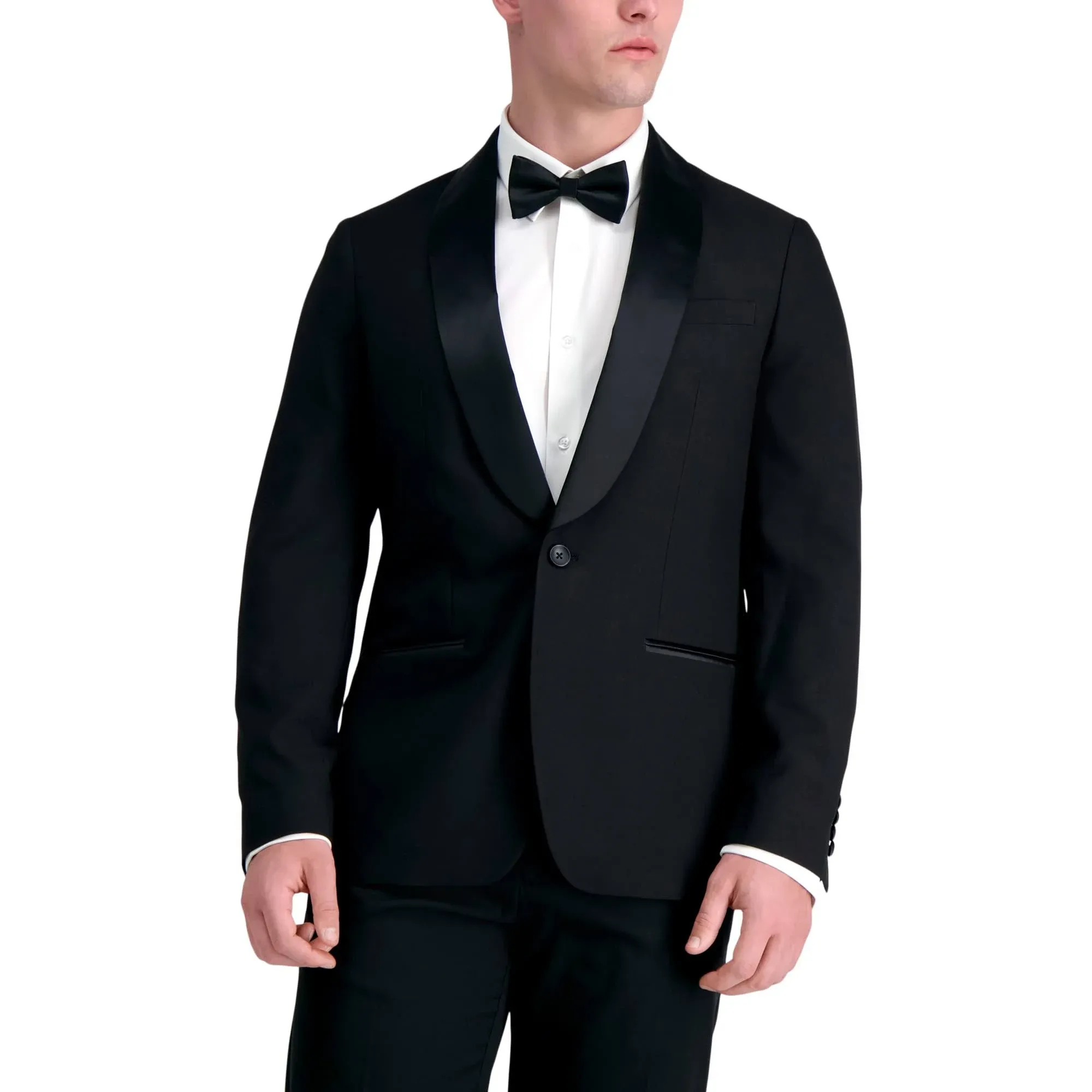 Haggar Men's Premium Comfort Tuxedo Dinner Jacket - Slim and Tailored Fits