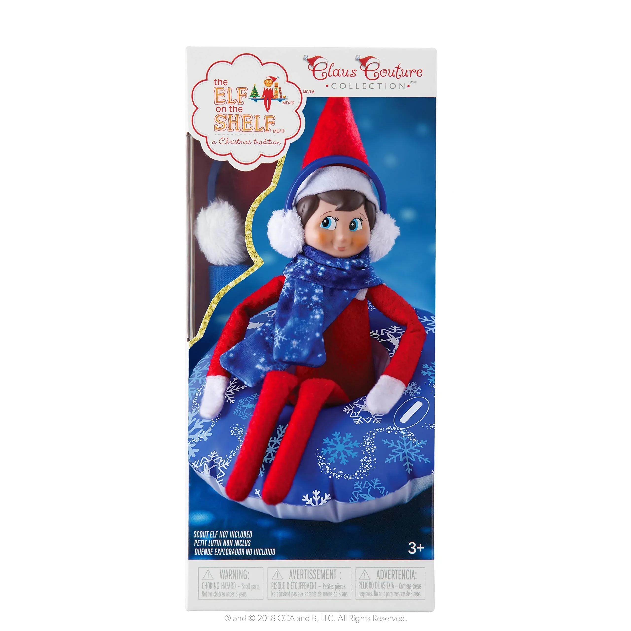 Elf on the Shelf Claus Couture Collection Totally Tubular Snow Set NEW in Box