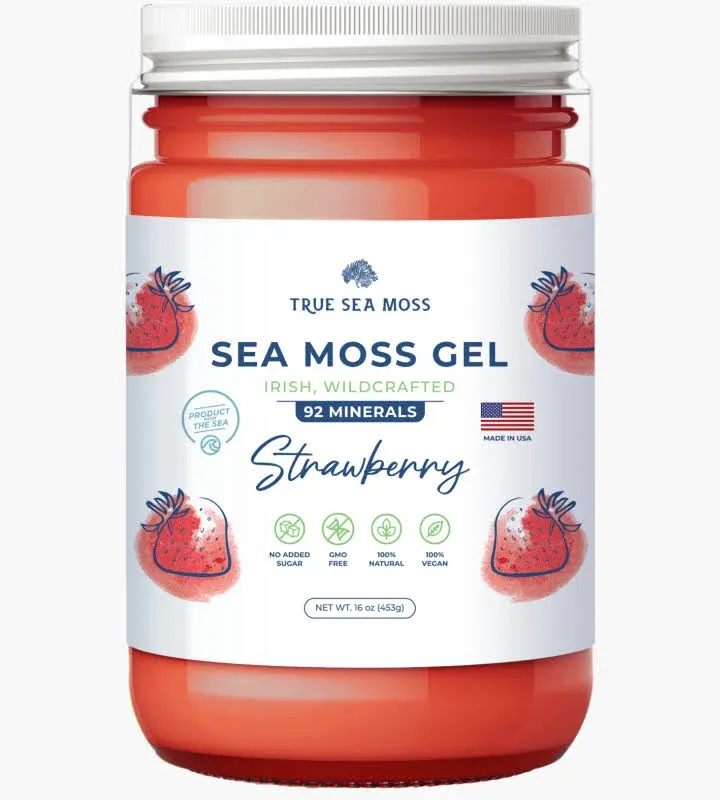 Sea Moss Gel Strawberry