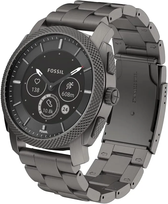 Fossil Men's Gen 6 Hybrid Smart Watch with Alexa Built-In, Fitness Tracker, Sleep Tracker, Heart Rate Monitor, Music Control, Smartphone Notifications