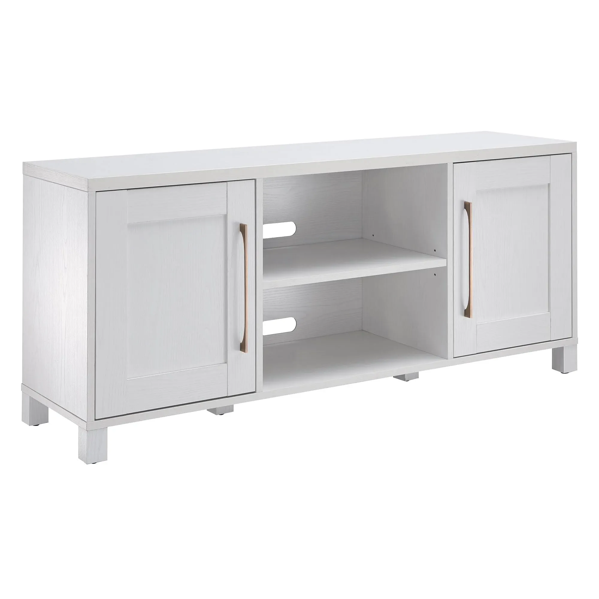 Hailey Home Chabot Transitional White Tv Stand (Accommodates TVs up to 70-in) Lowes.com