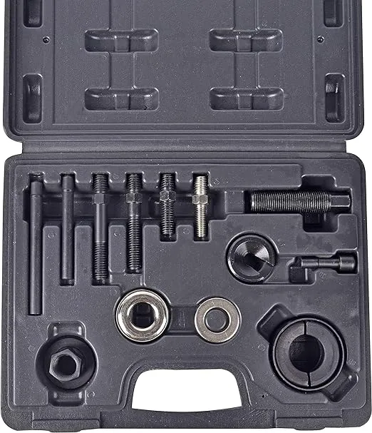 MAKOTOOLS Pulley Puller and Installer Kit, Power Steering Pump Remover Alternator AC Pulley Puller & Installer Set (MKT027)