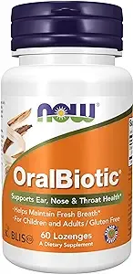 NOW OralBiotic 60 Lozenges