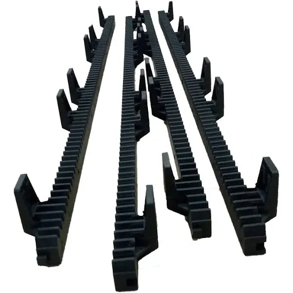 TOPENS RNH4 4pc Heavy Duty Gear Rack Including Mounting Hardward for 13 Feet Slide Door Operators Sliding Gate Openers