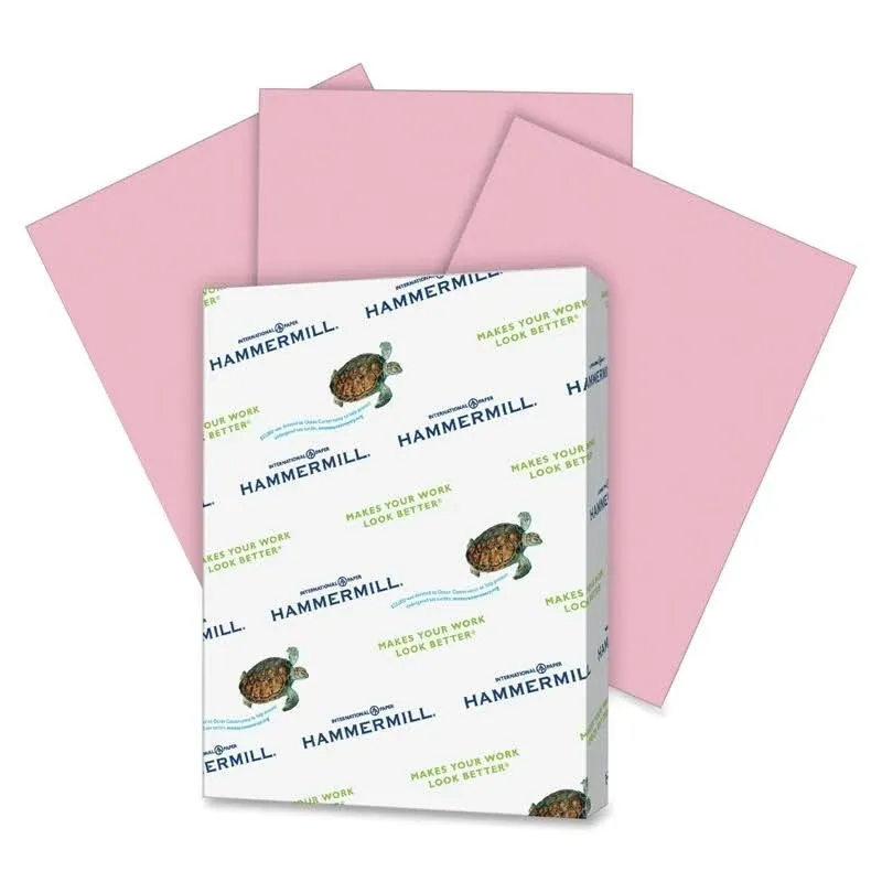 Hammermill Colors Print Paper, 20lb, 8.5 x 11, Lilac, 500/Ream