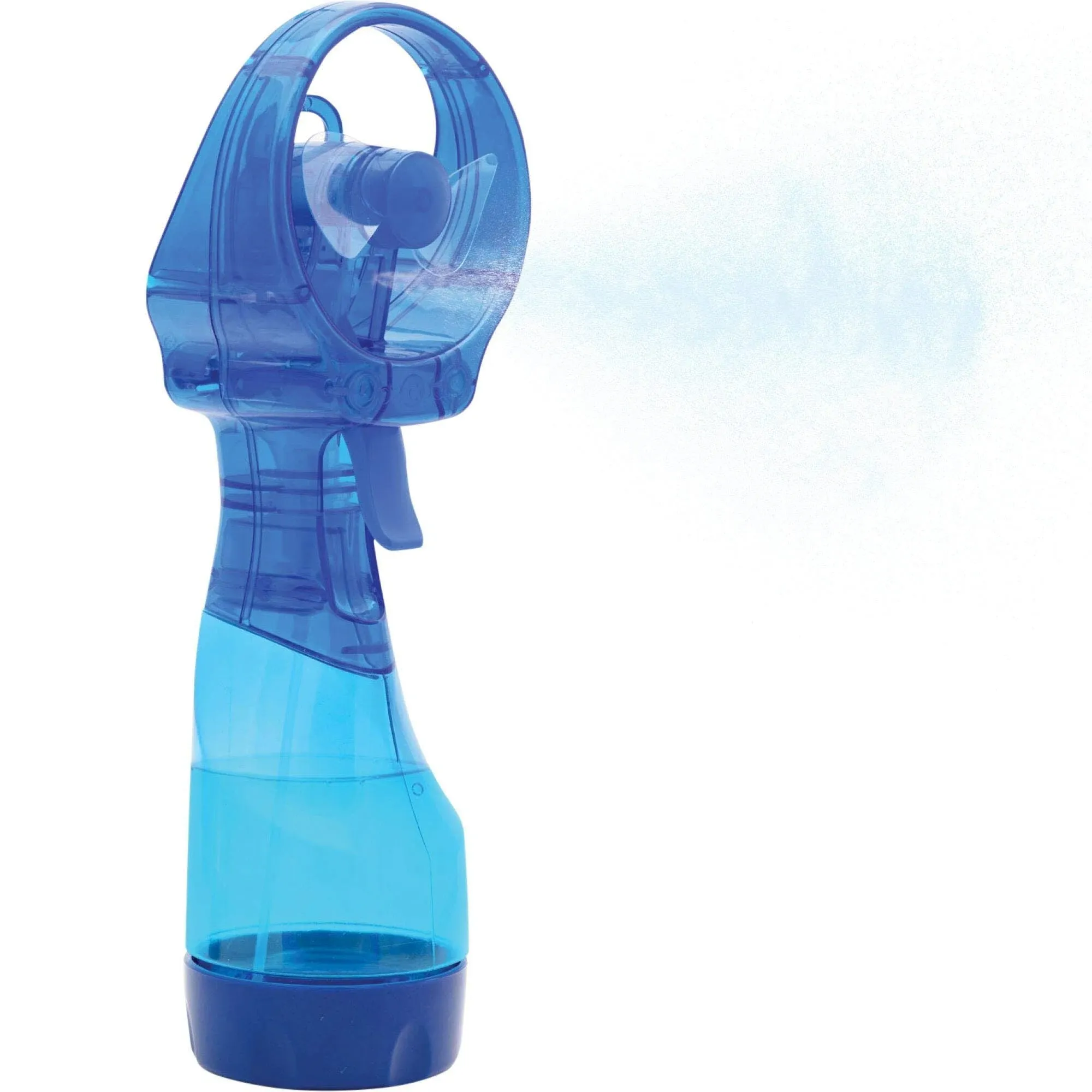 Deluxe Handheld Battery Powered Water Misting Fan (Dark Blue)