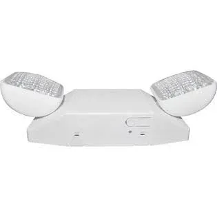 LIT-PaTH LED Emergency Exit Lighting Fixtures with 2 LED Heads and Back Up ...