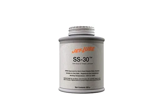 Jet-Lube SS-30 - Pure Copper | High Temperature | Anti-Seize | Military Grade | Environmentally Preferred | Thread Compound