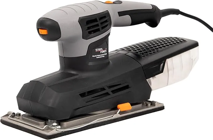 Steel Force PFS300 2.5 Amp 6000-12,000 OPM 9×4.5 inch Sheet Sander with Super Large Sanding Base and Variable Speed