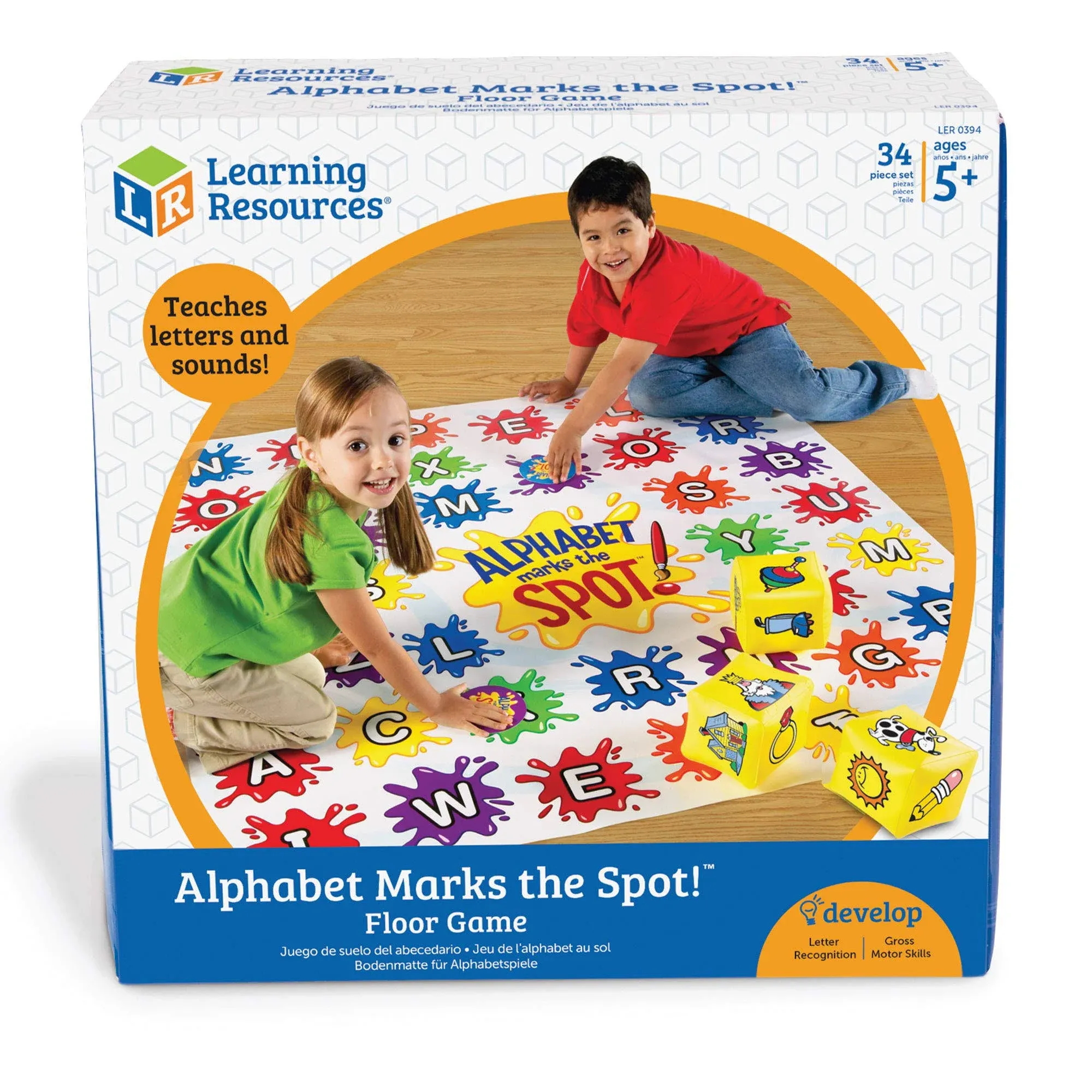 Learning Resources Alphabet Marks The Spot Game