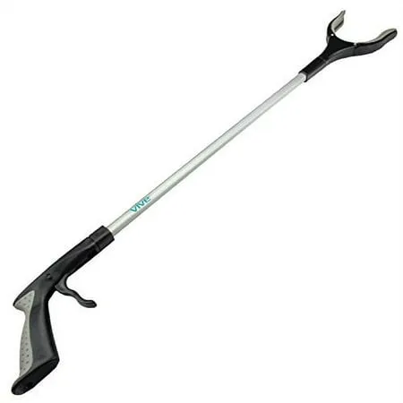 Vive Reacher Grabber Rotating Grip 32" Extra Long Handy Mobility Aid Reaching Tool