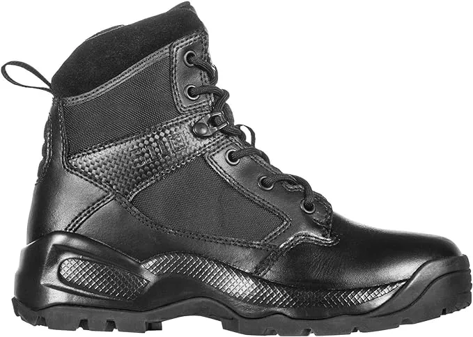 5.11 Women's ATAC 2.0 6" Tactical Side Zip Military Combat Boot, Style 12404, Black