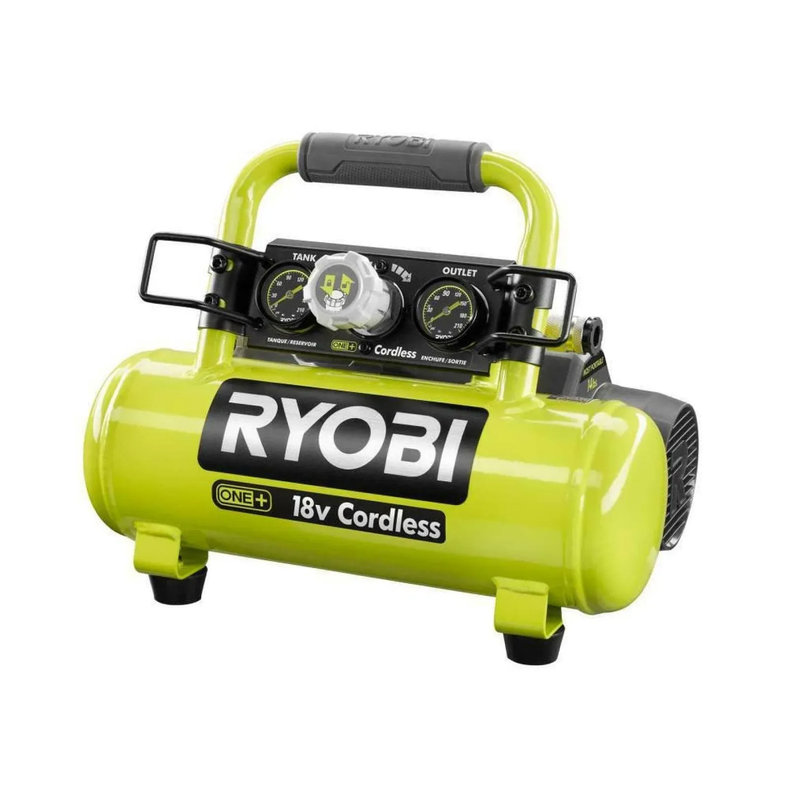 Ryobi 18-Volt One+ Cordless 1 gal. Portable Air Compressor (Tool Only)