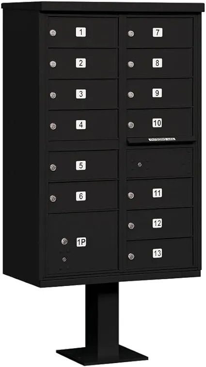 Salsbury Industries - 3313BLK - Cluster Box Unit, 13 Doors, Black