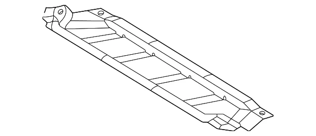 2001-2007 Toyota Highlander Radiator Support Splash Shield 51441-48020