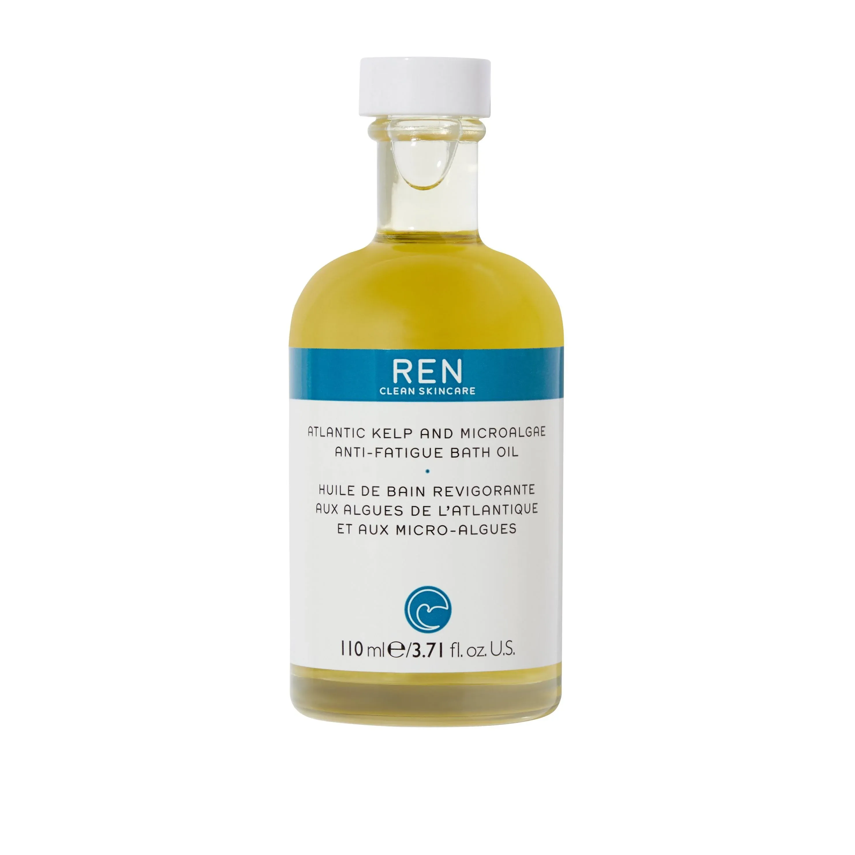 REN Clean Skincare Body Atlantic Kelp and Microalgae Anti-Fatigue Bath Oil 110ml / 3.71 fl.oz.